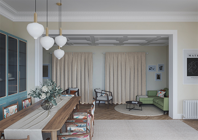 Darwin, Ivory - Made to Measure Curtains - Image 7